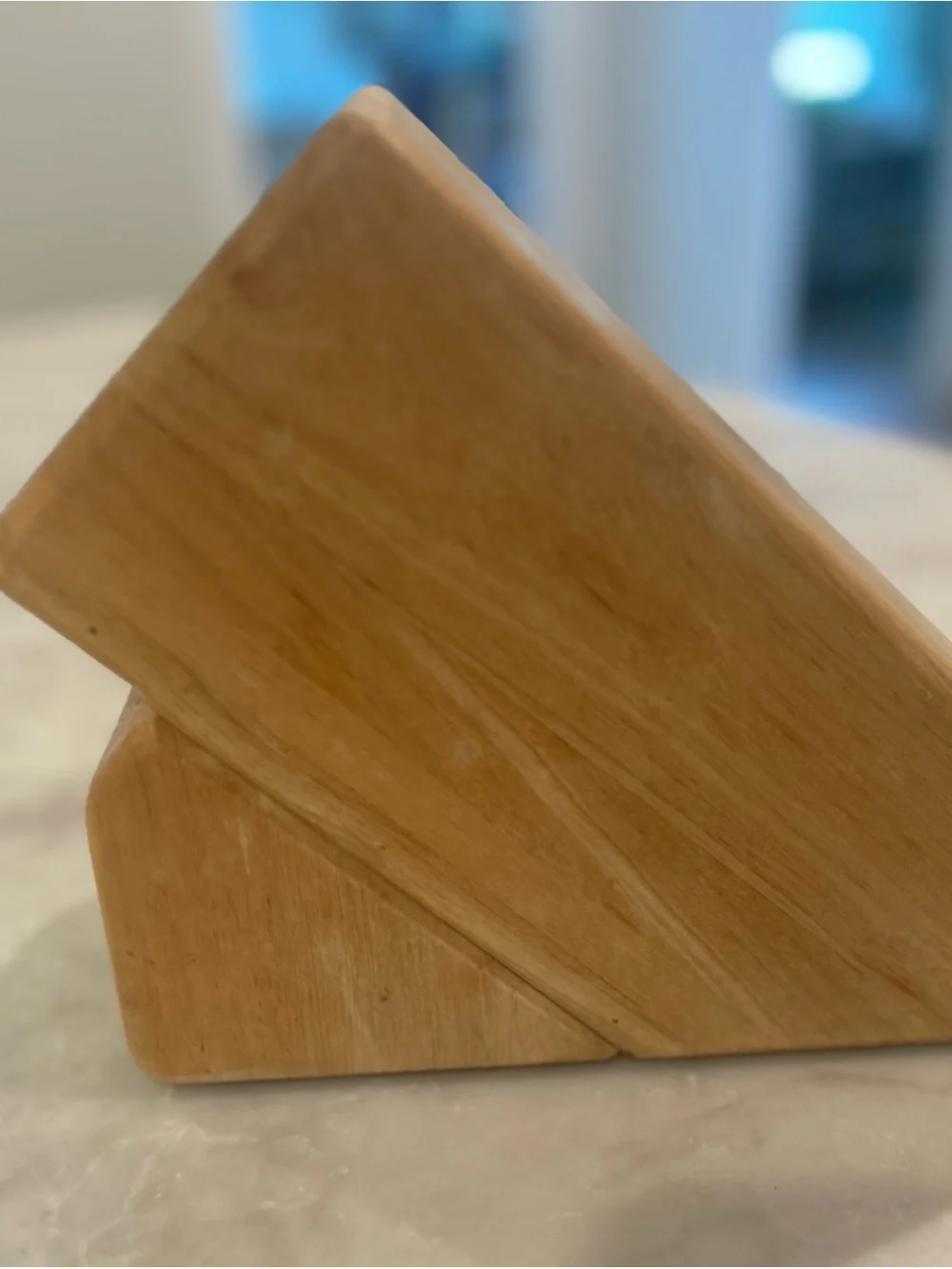 Wusthof Wooden Knife Block Organizer in Natural Wood